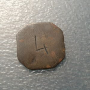 ITALIA? PONDERAL COIN WEIGHT MONETARY WEIGHT A IDENTIFICAR "4 " 0,77 g