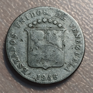 VENEZUELA 12 1/2 CENTIMOS 1946