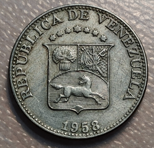 VENEZUELA 12 1/2 CENTIMOS 1958 EBC/EBC+