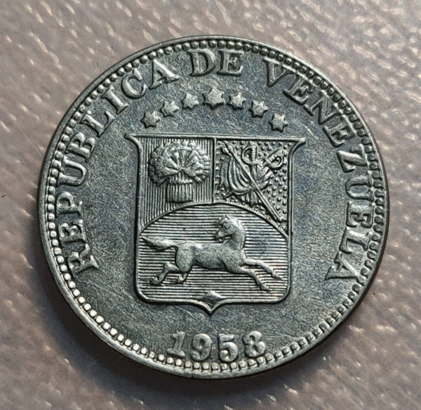 VENEZUELA 12 1/2 CENTIMOS 1958 EBC