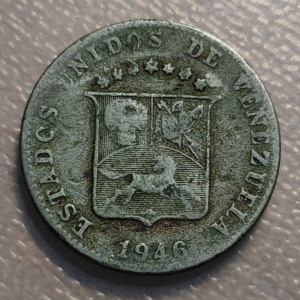 VENEZUELA 12 1/2 CENTIMOS 1946