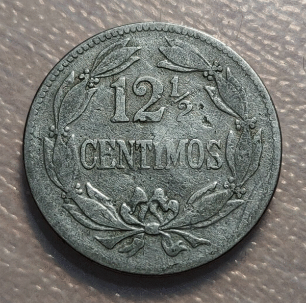 VENEZUELA 12 1/2 CENTIMOS 1945 - Imagen 2