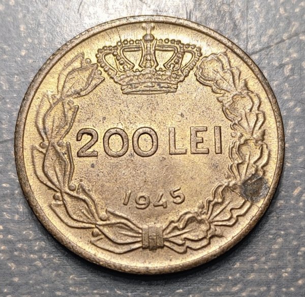 RUMANIA ROMANIA 200 LEI 1945 EBC/EBC+ - Imagen 2