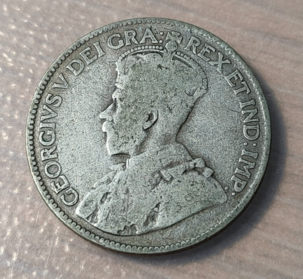 CANADA GEORGE V 25 CENTS 1920 - Imagen 2