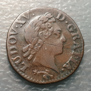 FRANCIA FRANCE LOUIS XV LIARD 1770 BESANÇON MBC-