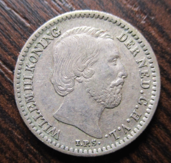 PAISES BAJOS - HOLANDA - NETHERLANDS 10 CENTS 1881 MBC+