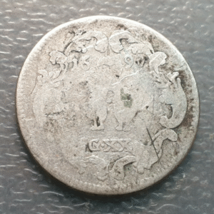 IMPERIO ESPAÑOL NAPOLES CARLOS II 1 TARI 1697 BC