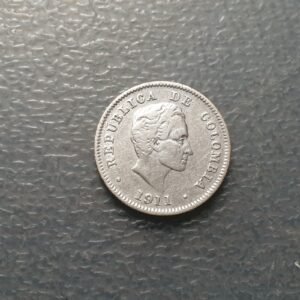 COLOMBIA 10 CENTAVOS 1911 MBC