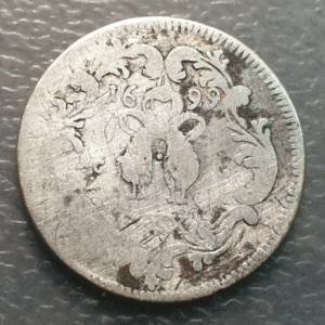 IMPERIO ESPAÑOL NAPOLES CARLOS II 1 TARI 1699 BC