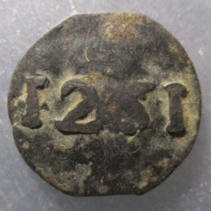 MARRUECOS MOROCCO MOULAY 'ABD AL RAMAN  FALUS AH 1261 - NO CECA