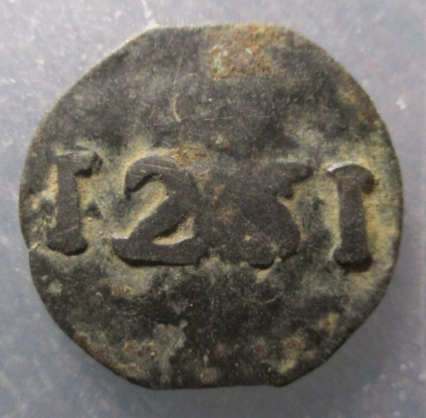 MARRUECOS MOROCCO MOULAY 'ABD AL RAMAN  FALUS AH 1261 - NO CECA