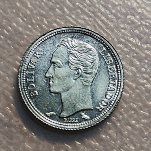 VENEZUELA 25 CENTIMOS 1960 SC UNC