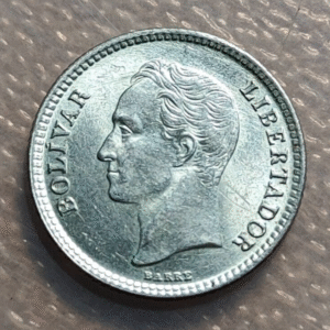 VENEZUELA 25 CENTIMOS 1954