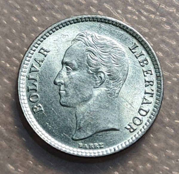 VENEZUELA 25 CENTIMOS 1954