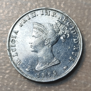 ITALIA PARMA MARIA LUIGIA DE AUSTRIA MUJER NAPOLEON 10 SOLDI 1815 EBC-