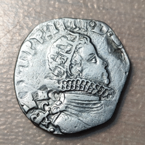 IMPERIO ESPAÑOL NAPOLES NAPOLI FELIPE IV TARI 1622-1623 FECHA NO VISIBLE MBC