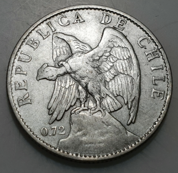 CHILE SANTIAGO 1 PESO 1915 MBC