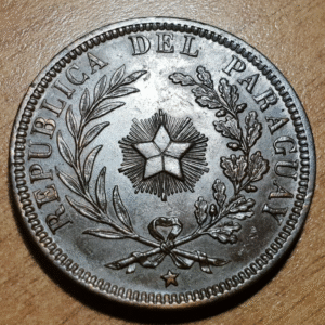 PARAGUAY 4 CENTESIMOS 1870 EBC+