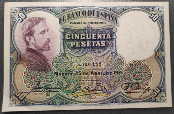 ESPAÑA 50 PESETAS 1931 E. ROSALES EBC