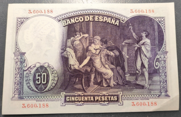 ESPAÑA 50 PESETAS 1931 E. ROSALES EBC - Imagen 2