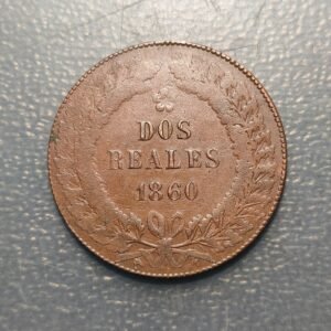 ARGENTINA 2 REALES 1860 KM 11
