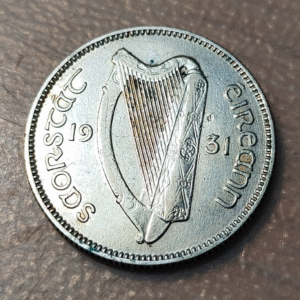 IRLANDA IRELAND 1 SHILLING 1931 MBC+/EBC-