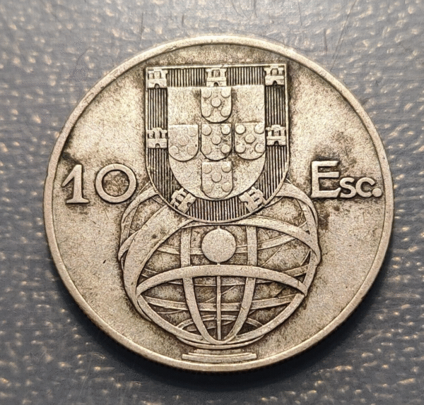 PORTUGAL 10 ESCUDOS 1955 MBC - Imagen 2