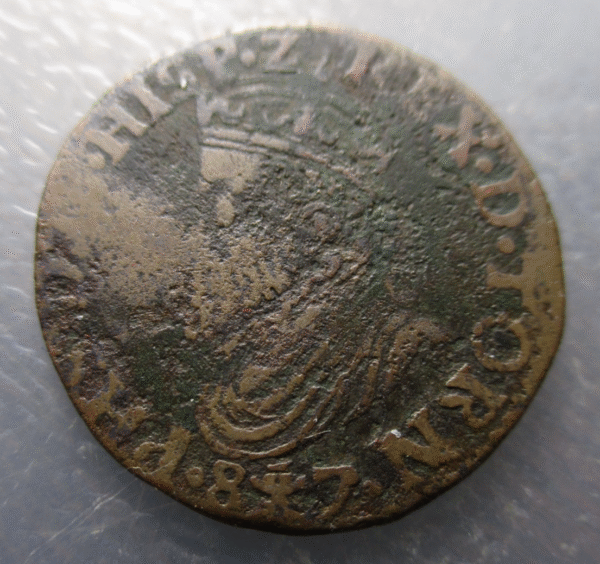 IMPERIO ESPAÑOL - PAISES BAJOS TOURNAI FELIPE II OORD / LIARD 1587