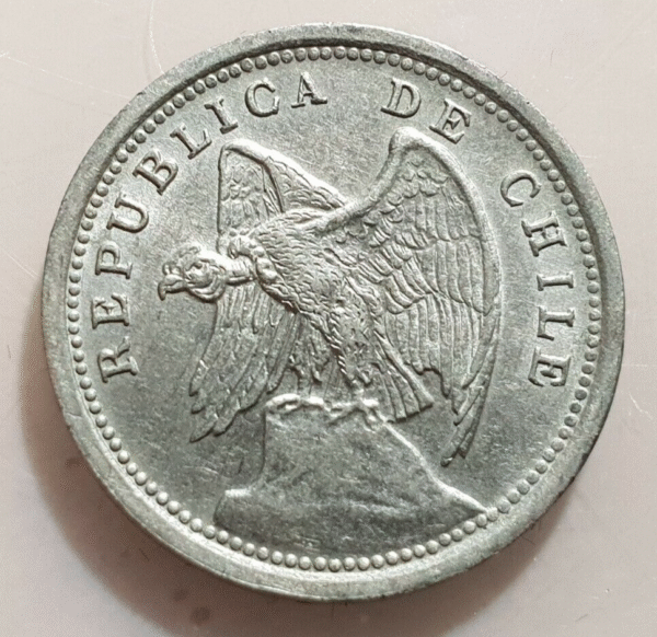 CHILE 10 CENTAVOS 1938 SC UNC