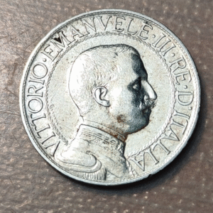 ITALIA REINO VITTORIO EMANUELE III 1 LIRA 1910 MBC+/EBC