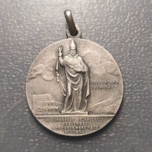 MEDALLA RELIGIOSA ITALIA BOLOGNA 1927 SAN PEDRO IX CONGRESO EUCARISTICO NACIONAL