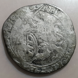 IMPERIO ESPAÑOL PAISES BAJOS AMBERES FELIPE IV SCHELLING ESCALIN 1622 BC+/MBC-