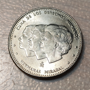 REPUBLICA DOMINICANA 25 CENTAVOS 1984 KM 61.1 CECA MEXICO HUMAN RIGHTS SC UNC