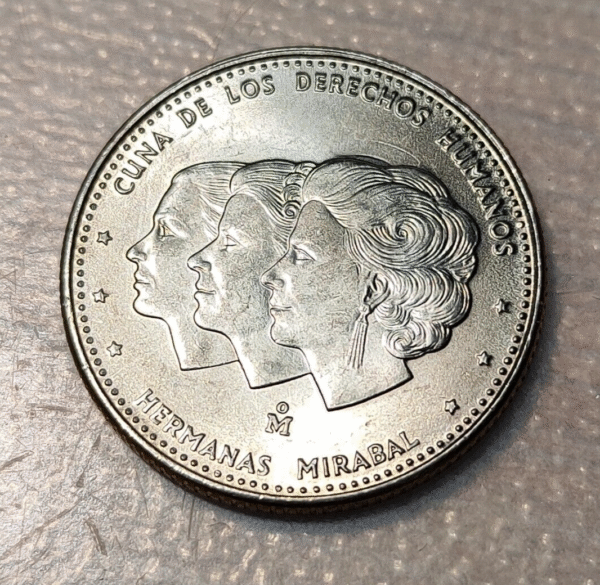 REPUBLICA DOMINICANA 25 CENTAVOS 1984 KM 61.1 CECA MEXICO HUMAN RIGHTS SC UNC