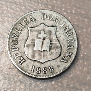 REPUBLICA DOMINICANA 2 1/2 CENTAVOS 1888 KM 7.4 MBC
