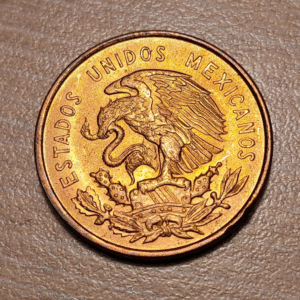 MEXICO 10 CENTAVOS 1959 KM 433 SC UNC BRILLO ORIGINAL