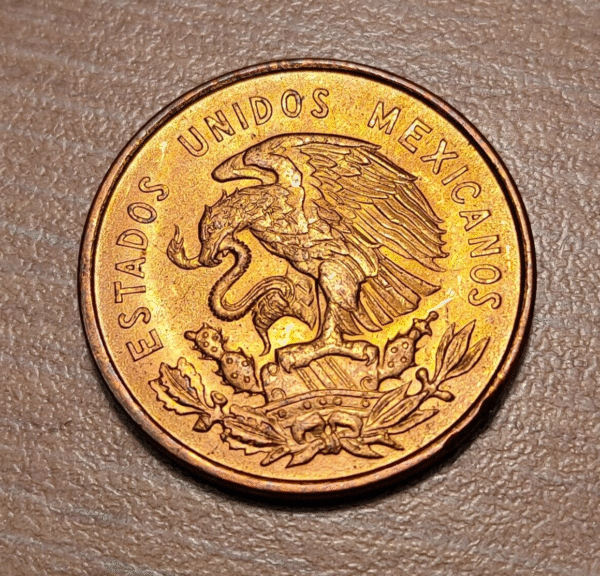 MEXICO 10 CENTAVOS 1959 KM 433 SC UNC BRILLO ORIGINAL