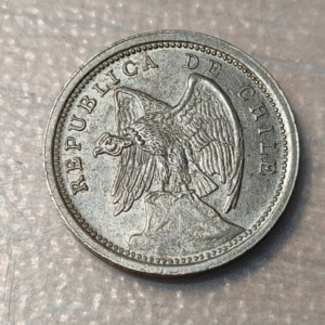 CHILE SANTIAGO 10 CENTAVOS 1940 KM 166 SC UNC CONDOR