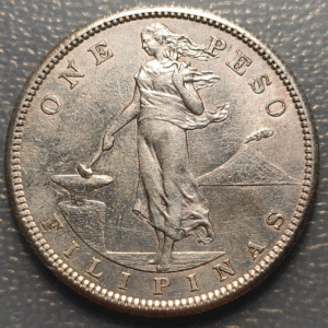 FILIPINAS PHILIPPINES 1 PESO 1907 S EBC