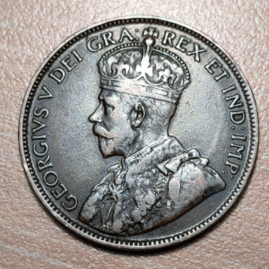 CANADA GEORGE V 1 CENT 1918 MBC