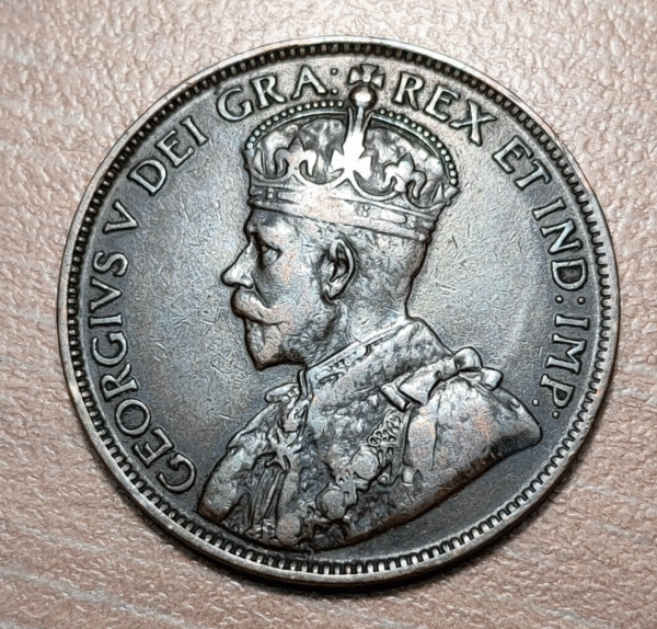 CANADA GEORGE V 1 CENT 1918 MBC