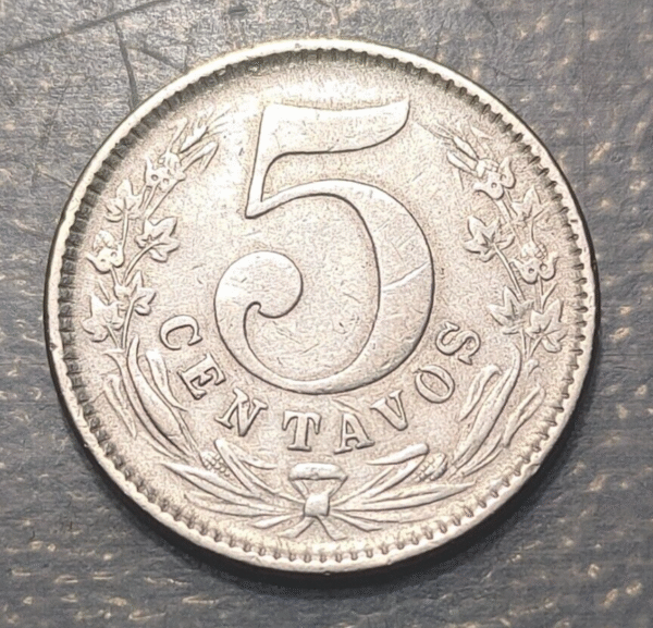 COLOMBIA 5 CENTAVOS 1886 - Imagen 2