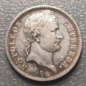 FRANCIA FRANCE NAPOLEON BONAPARTE 1 FRANC 1812 A EBC-