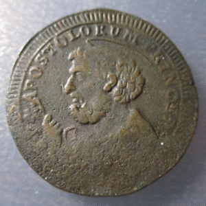 ESTADOS PAPALES PONTIFICIO VATICANO ANCONA PIO VI 2 1/2 BAIOCCHI 1796