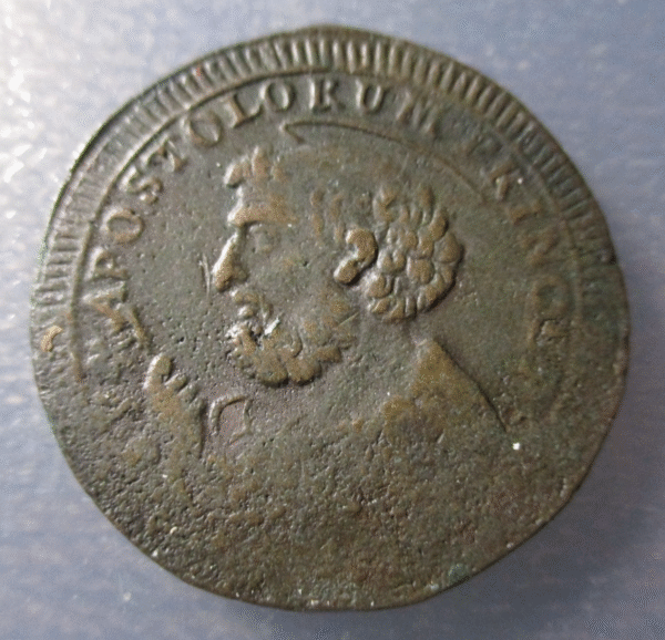 ESTADOS PAPALES PONTIFICIO VATICANO ANCONA PIO VI 2 1/2 BAIOCCHI 1796