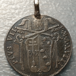 ESTADOS PAPALES PONTIFICIO BOLONIA BOLOGNA PIO VII GIULIO 1817 B COLGADA ESCASA