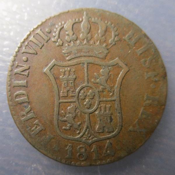 CATALUÑA CATALUNYA BARCELONA FERNANDO VII  3 CUARTOS - 3 QUARTOS 1814