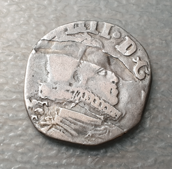 IMPERIO ESPAÑOL NAPOLES FELIPE IV  1 TARI 1622-23 FECHA NO VISIBLE RECORTADA