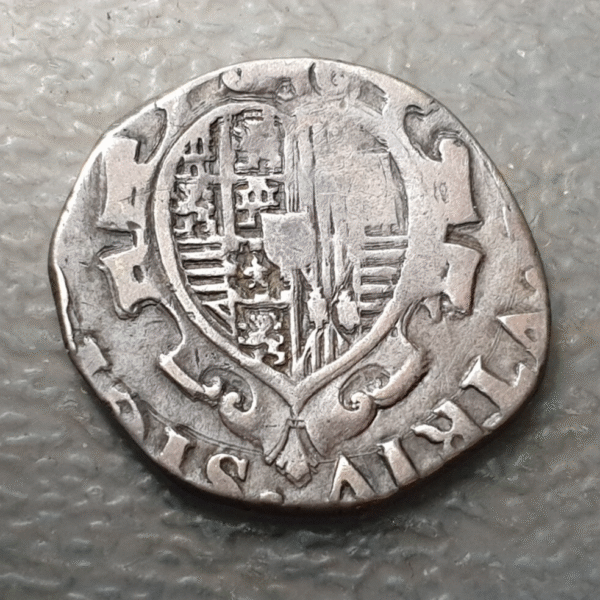 IMPERIO ESPAÑOL NAPOLES FELIPE IV  1 TARI 1622-23 FECHA NO VISIBLE RECORTADA - Imagen 2