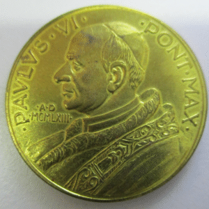 MEDALLA PABLO VI - CONGRESO EUCARISTICO MUNDIAL BOMBAY 1964